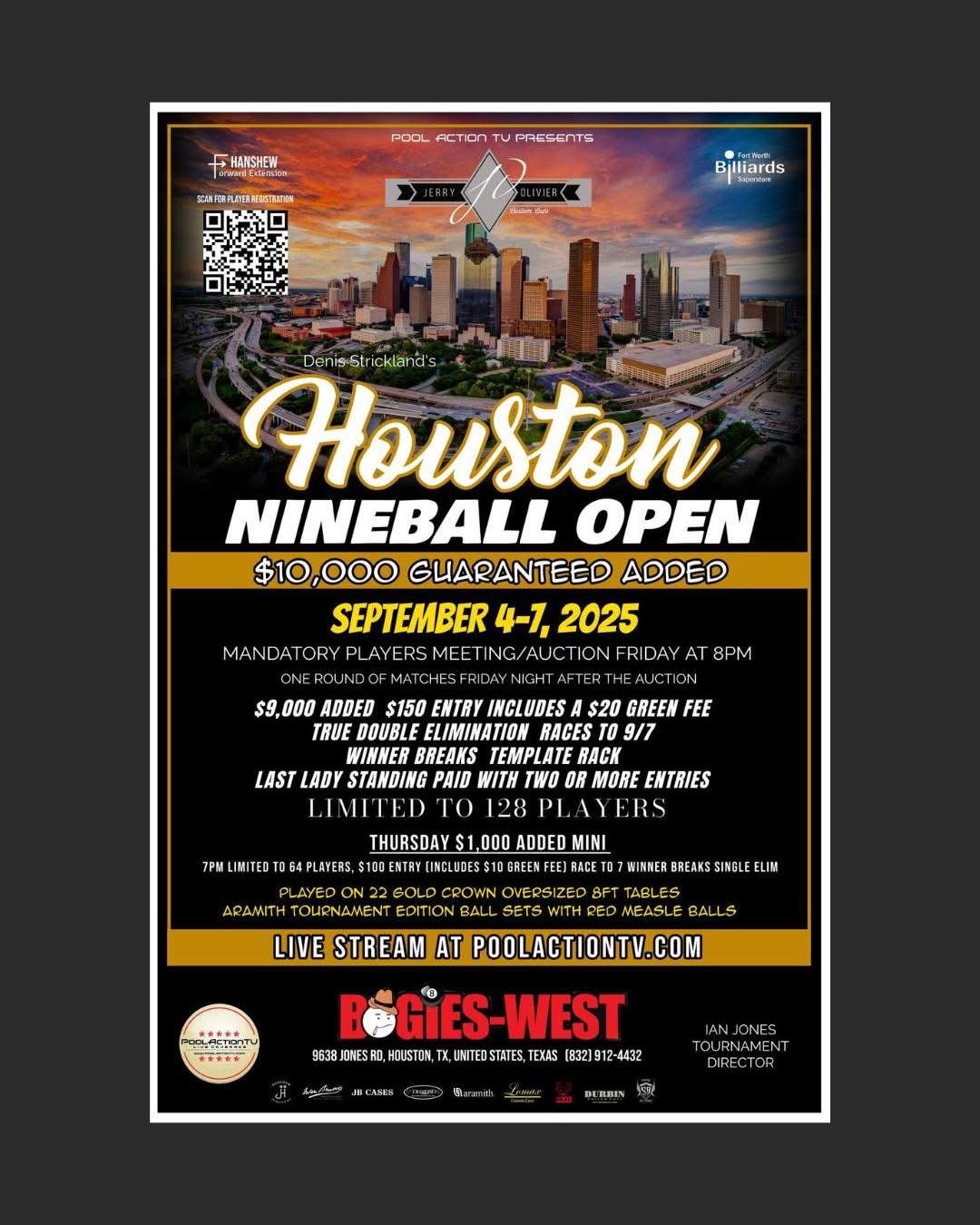 Tournament flyer / rules image